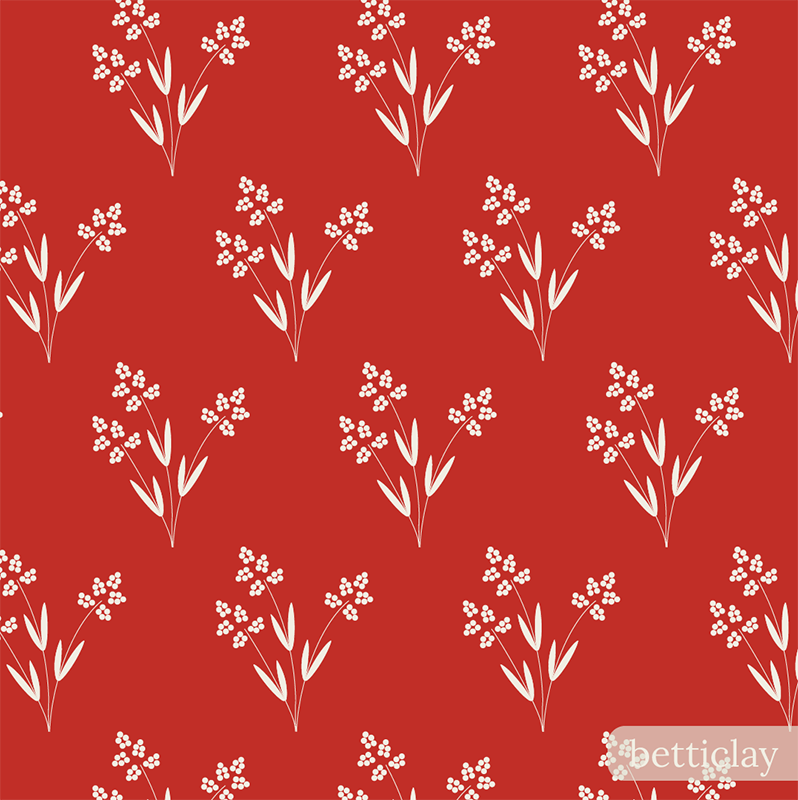betticlay surface pattern design: seamless blender pattern:
Grandma's Kitchen collection, From the Forties colorway.