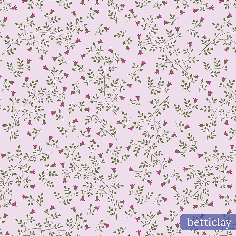 betticlay surface pattern design: seamless blender pattern:
Prairie Bouquet collection, In the Spring colorway.